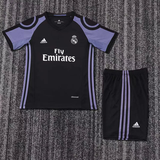 2016/2017 Retro Real Madrid Third Away Football Shirt 1:1 Kids Size