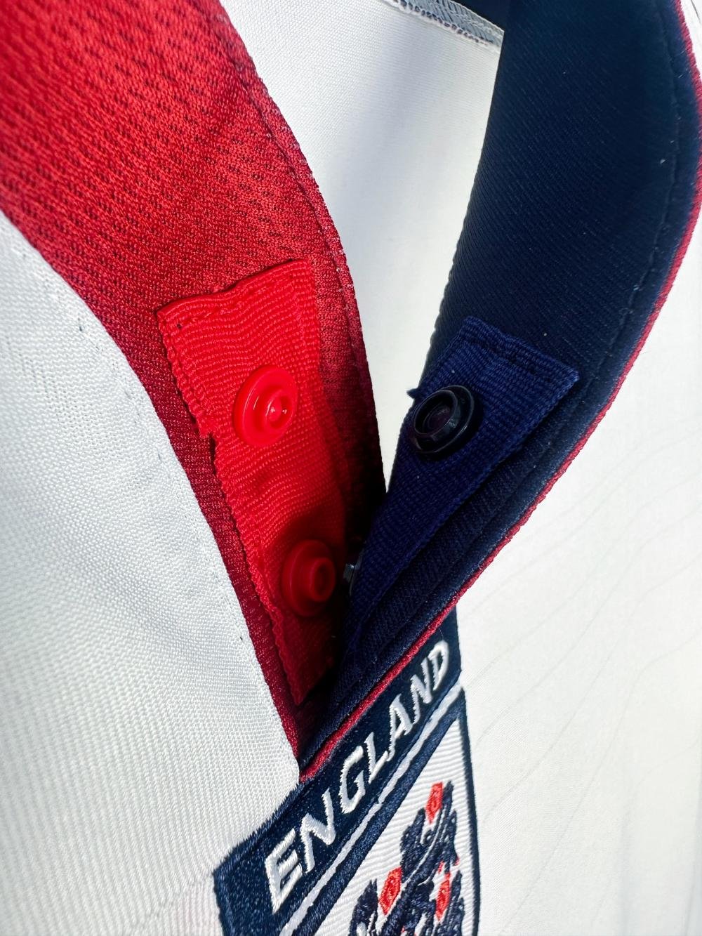 2004 Retro England Home Soccer Jersey 1:1