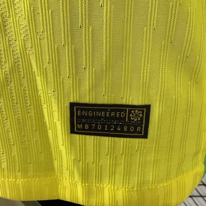 2025/2026 Long sleeves Player Version Brazil Home Football Jersey 1:1