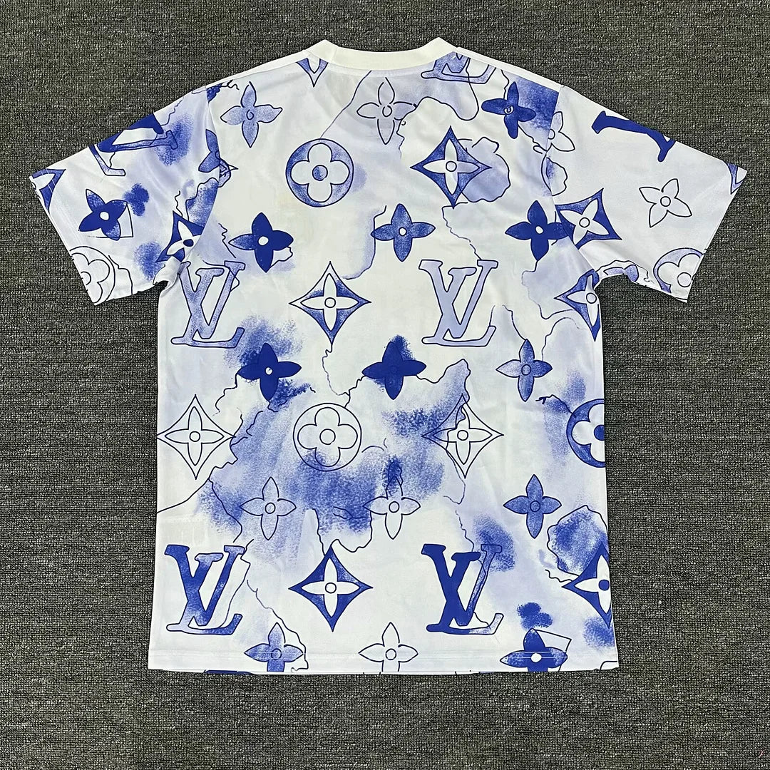 2025/2026 Real Madrid Co-branded version Blue and White Football Jersey 1:1