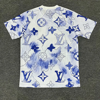 2025/2026 Real Madrid Co-branded version Blue and White Football Jersey 1:1