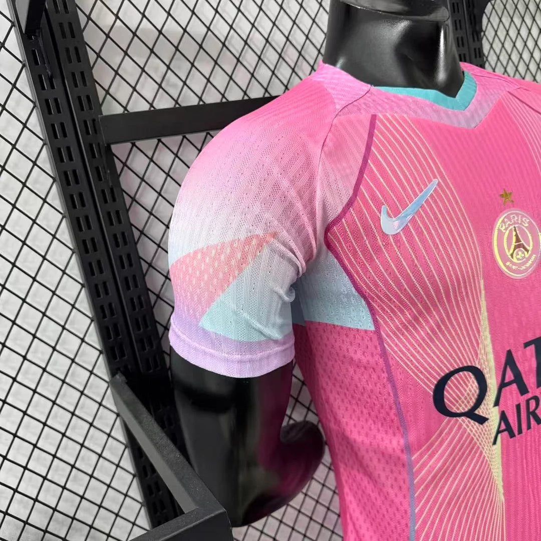 2025/2026 Player Version Psg Paris Saint-Germain Special Edition Pink Football Jersey 1:1