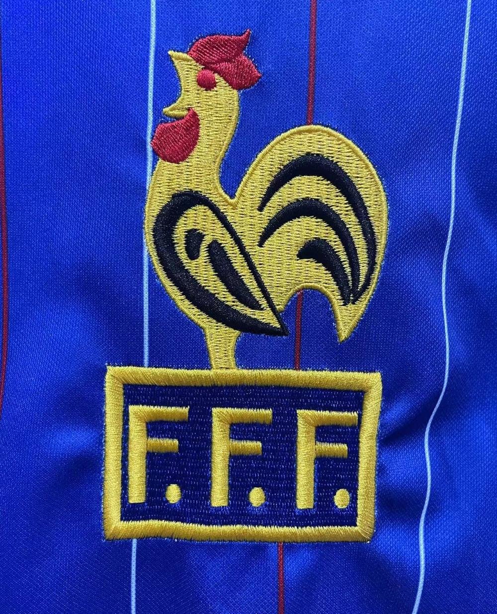 1982 Retro France Home Football Shirt 1:1