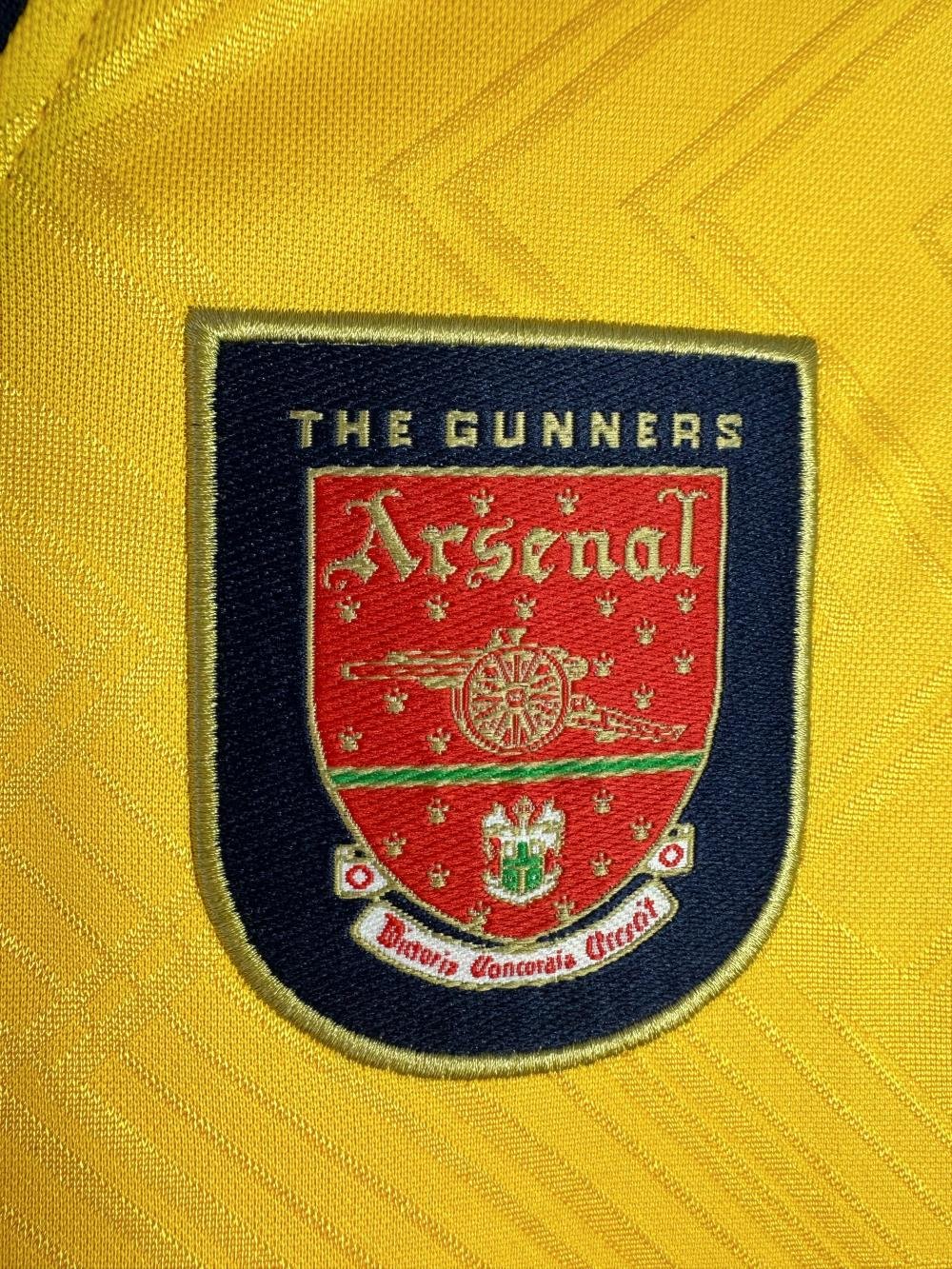 1996-1997 Retro Long Sleeve Arsenal Away Football Shirt 1:1
