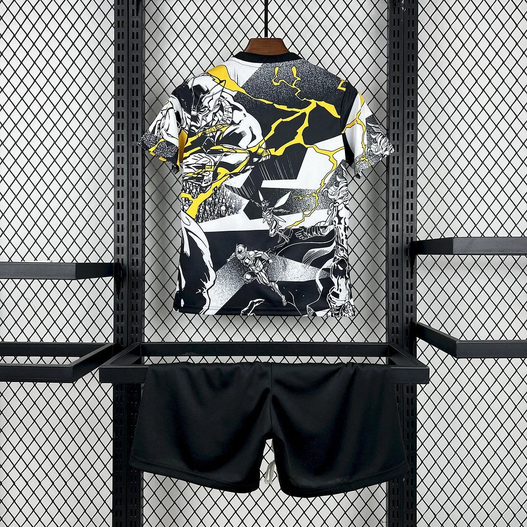 2025/2026 Real Madrid Collaboration With Marvel Football Shirt 1:1 Kids Size