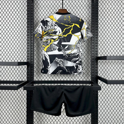 2025/2026 Real Madrid Collaboration With Marvel Football Shirt 1:1 Kids Size