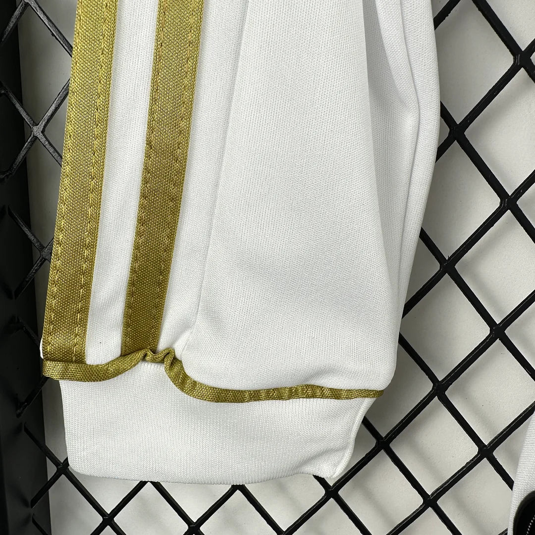 2011/2012 Retro Long Sleeve Real Madrid Home Football Shirt 1:1 Kids Size