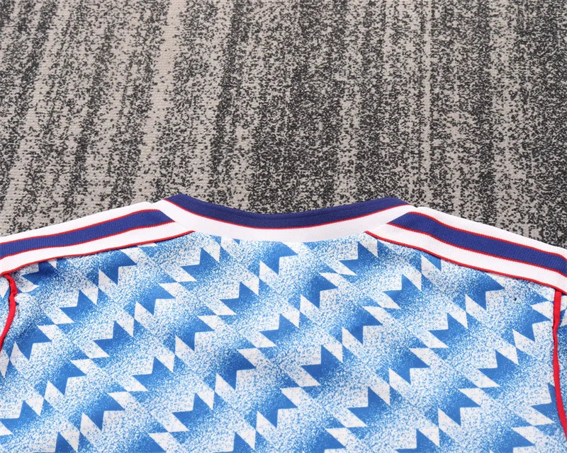 1990/1992 Retro Manchester United Away Football Shirt 1:1 Kids Size