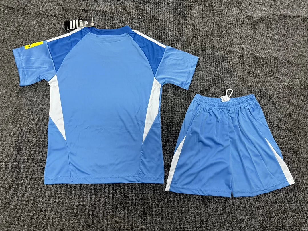 2025/2026 Newcastle United Goalie Blue Football Jersey Shirt 1:1 Kids Size