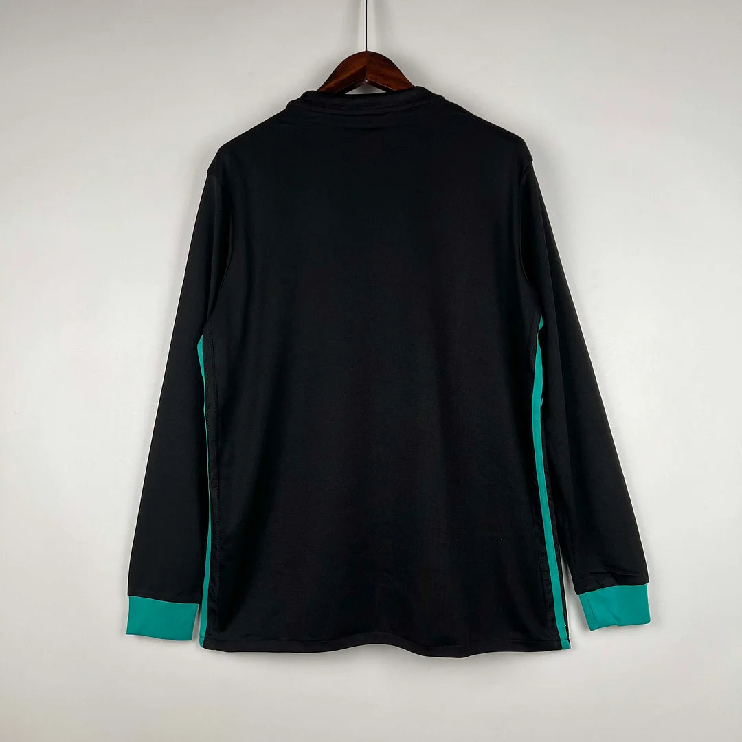 2017/2018 Retro Long Sleeve Real Madrid Away Football Shirt1:1