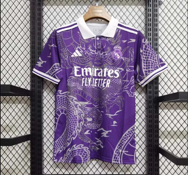 2023/2024 Real Madrid Chinese Dragon purple Football Shirt 1:1