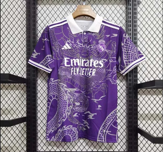 2023/2024 Real Madrid Chinese Dragon purple Football Shirt 1:1