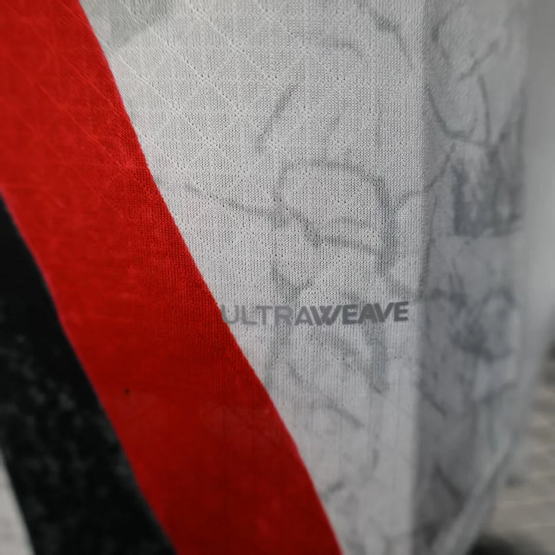 2025/2026 Long Sleeve Player Version Manchester City KidSuper Joint Edition White Football Shirt 1:1