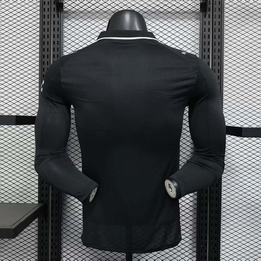 2025/2026 Long Sleeve Player Version Manchester City Away Football Shirt 1:1