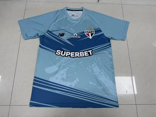 2025/2026 S?o Paulo Training uniform Blue Football Jersey 1:1