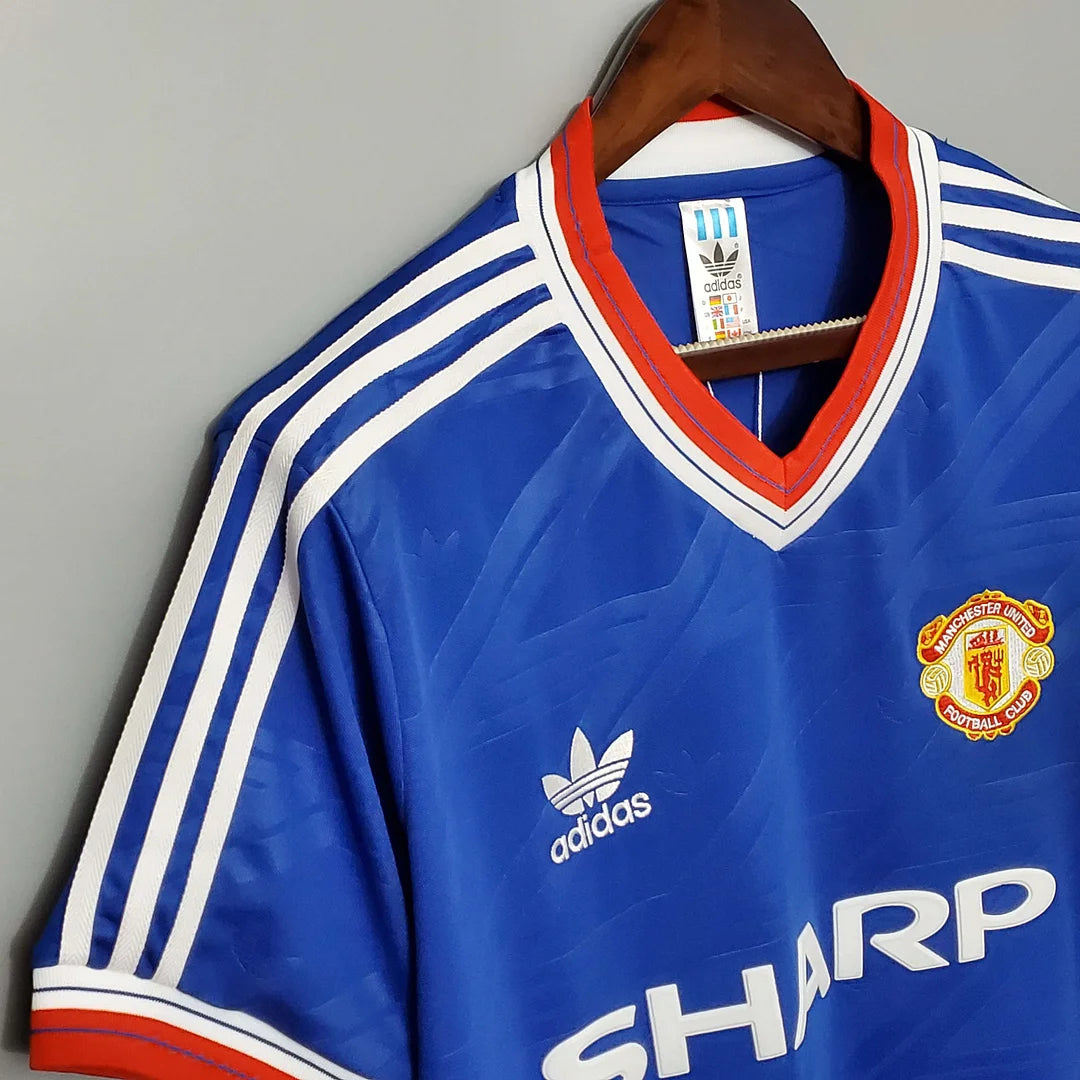 1986/1988 Retro Manchester United Third Away Football Shirt 1:1