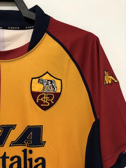 2000-2001 Retro Roma Home Soccer Jersey 1:1