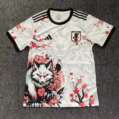 2025/2026 Japan Special Edition White Red Flower Fox Football Jersey 1:1