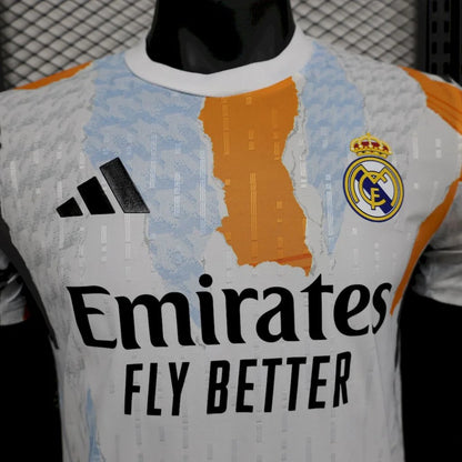 2025/2026 Player Version Real Madrid Pre-match training uniforms Football Jersey 1:1