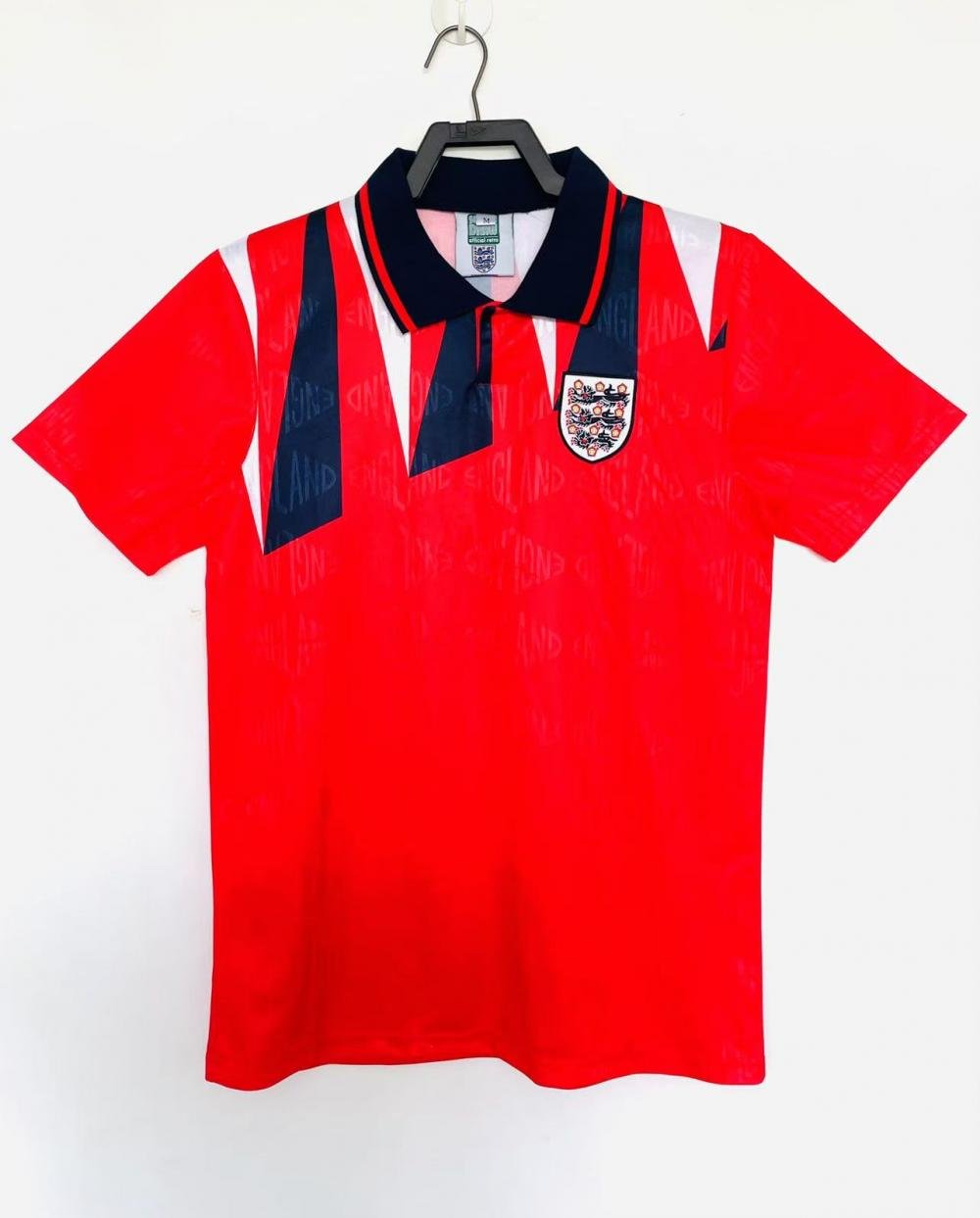 1992 Retro England Away Soccer Jersey 1:1