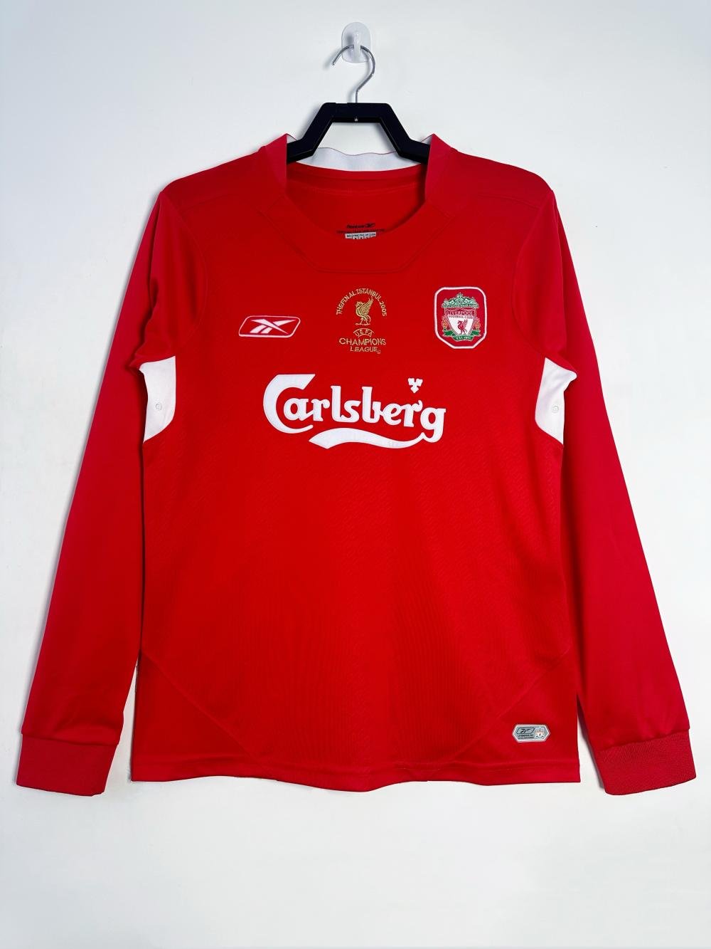 2004/2005 Retro Liverpool FC Home Football Jersey Long Sleeve 1:1