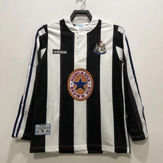 1995/1997 Retro Long Sleeve Newcastle United Home Soccer Jersey 1:1