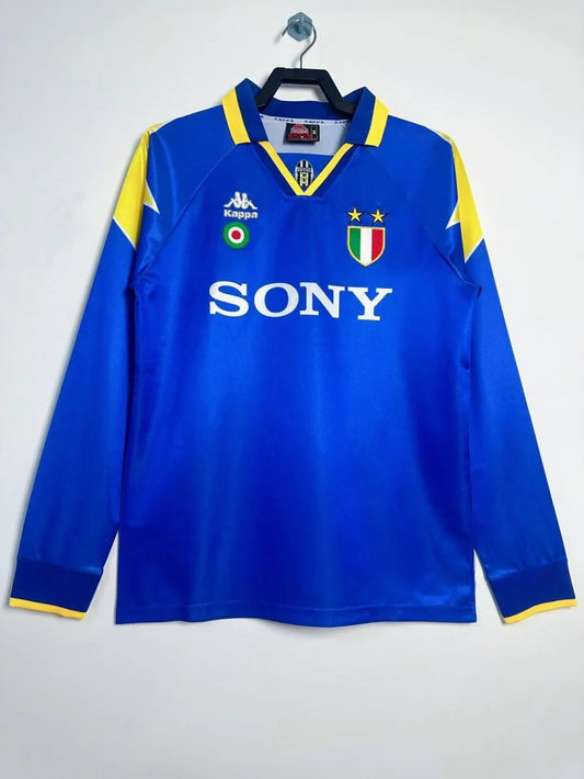 1995/1996 Retro Long Sleeve Juventus Away Soccer Jersey 1:1