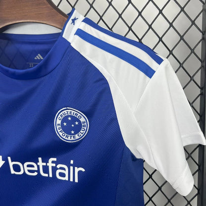 2025/2026 Cruzeiro Home Football Jersey 1:1 Kids Size