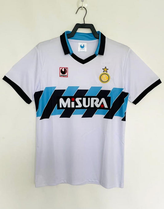 1990-1991 Retro Inter Milan Away Football Jersey 1:1