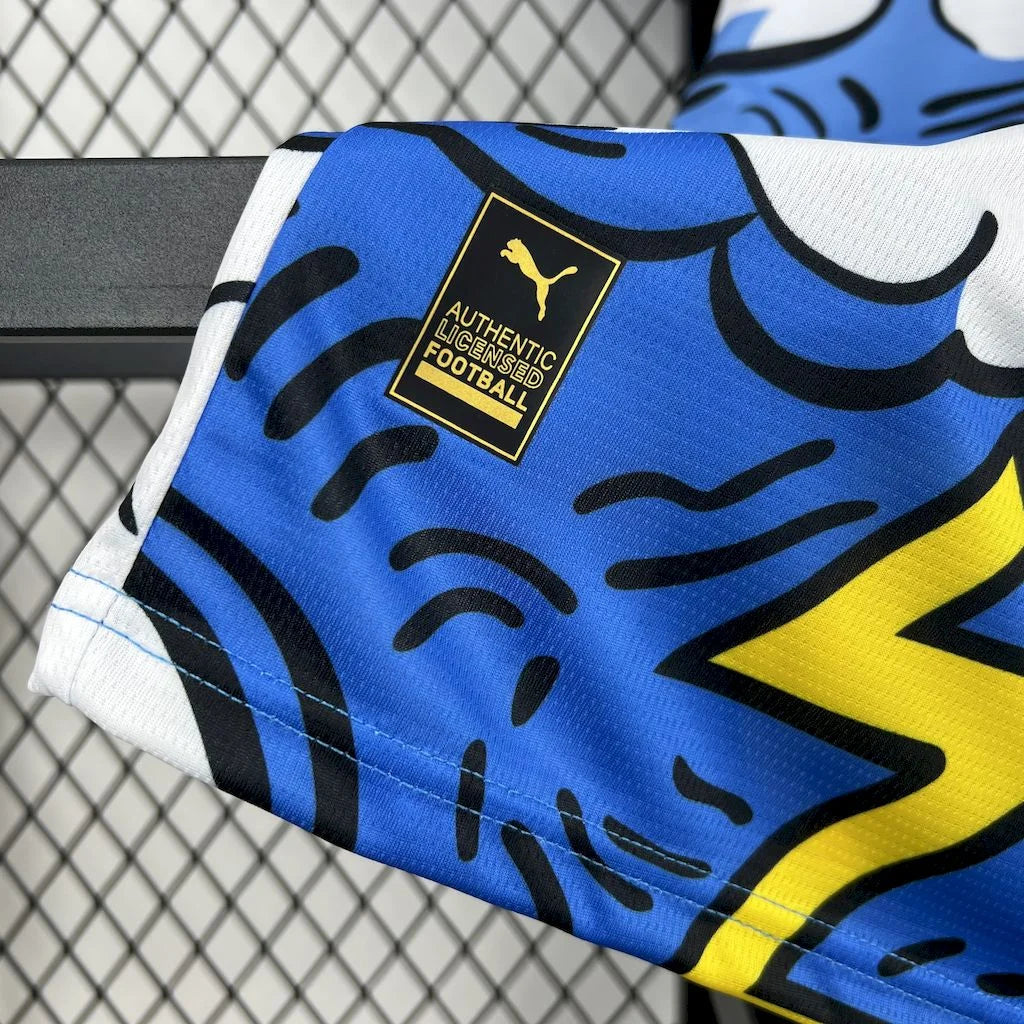 2025/2026 Manchester City Blue and White Concept Version Football Jersey 1:1