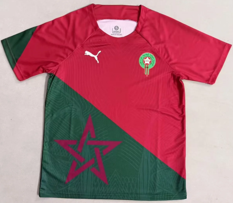 2025/2026 Morocco National Special Edition Red and green Football Jersey 1:1