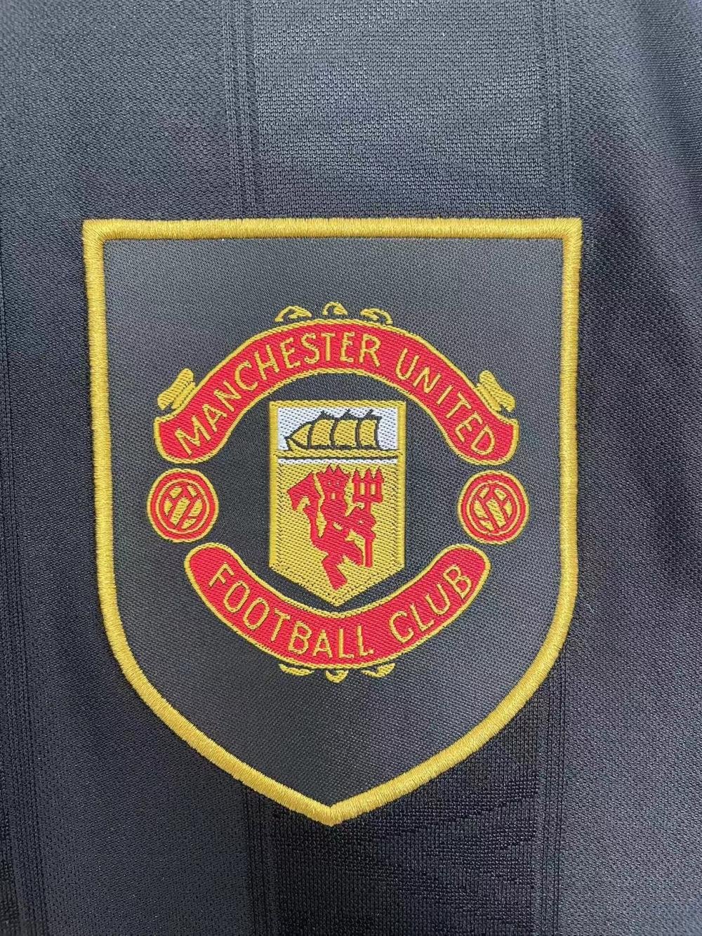 1993/1994 Retro Long Sleeve Manchester United Third Away Football Shirt 1:1