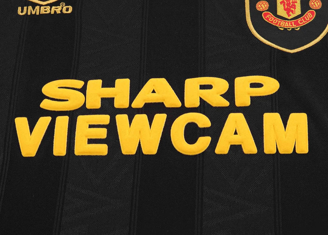 1993-1994 Retro Manchester United Away Football Shirt 1:1 Kids Size