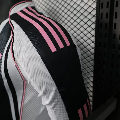 2025/2026 Long Sleeve Player Version Juventus Home Football Shirt 1:1