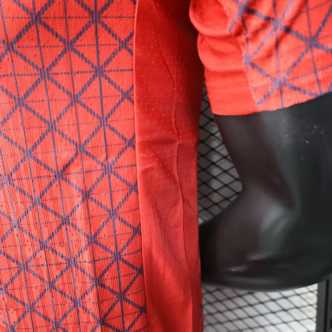 2025/2026 Player Version Paris Saint-Germain Training clothes Red Football Shirt 1:1