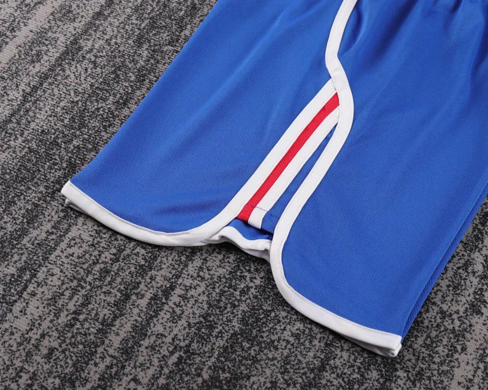 2000 Retro France Home Football Shirt 1:1 Kids Size