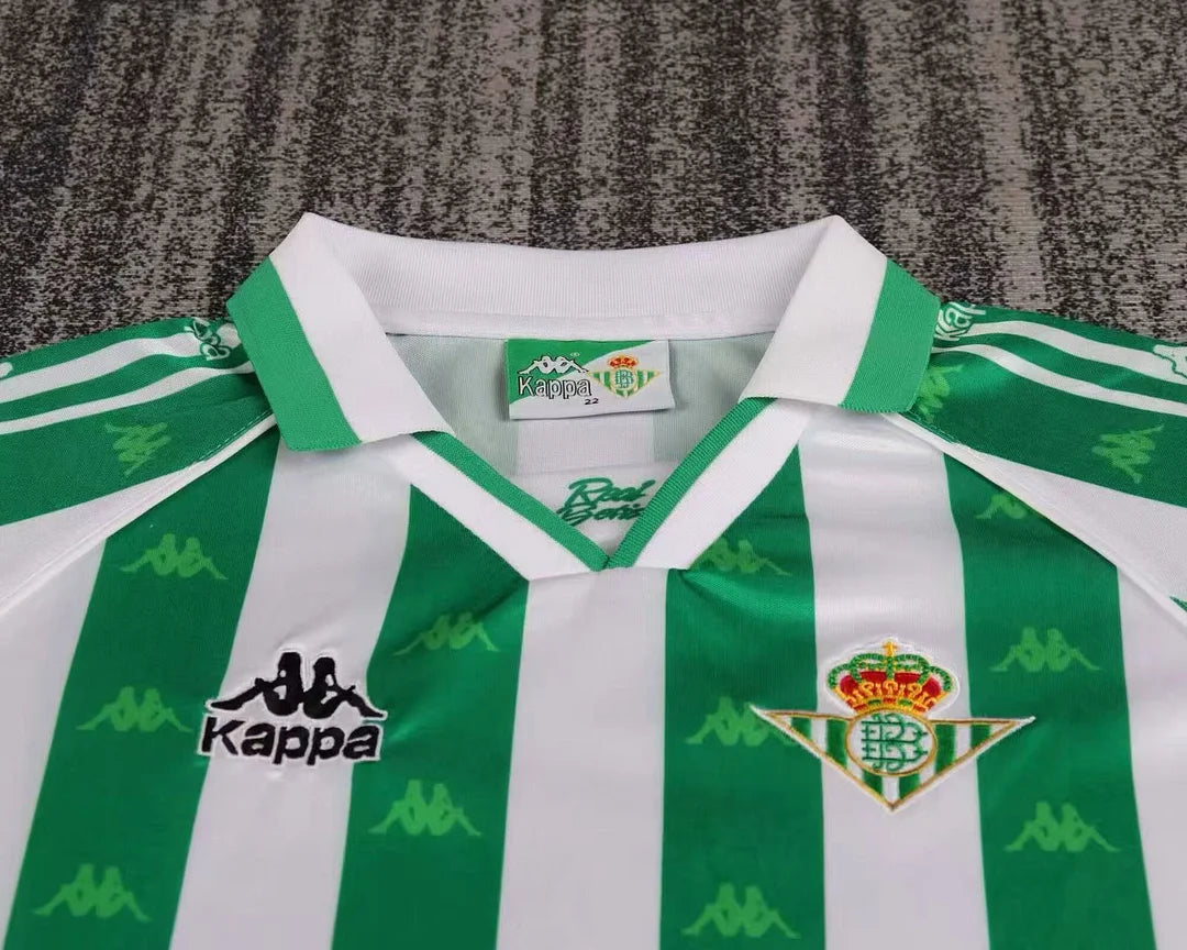 1995-1997 Retro Real Betis Home Football Shirt 1:1 Quality Kids Size
