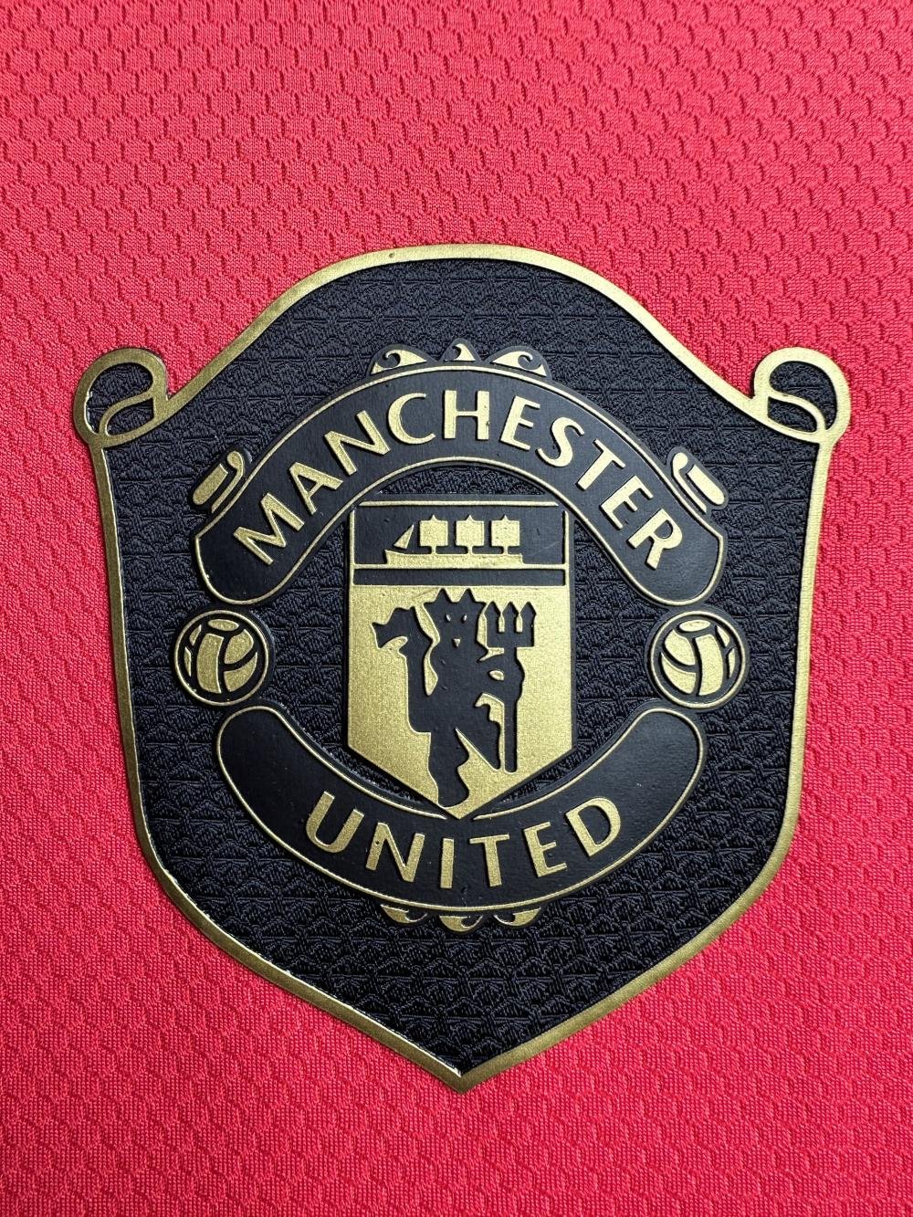 2019-2020 Retro Long Sleeve Manchester United Home Football Shirt 1:1