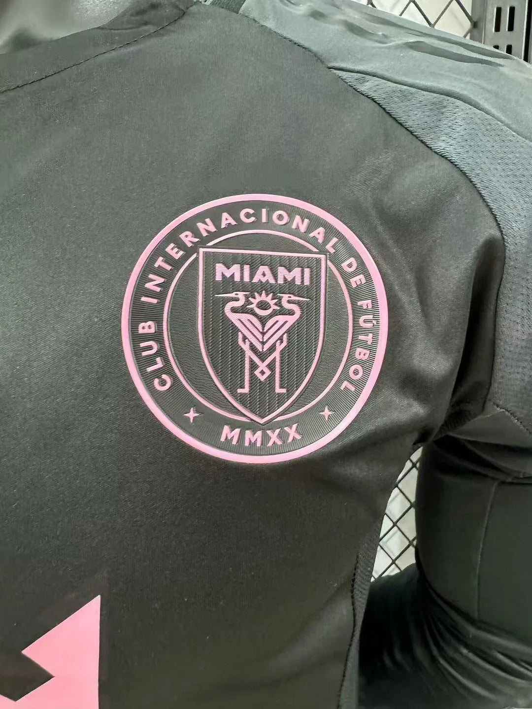2025/2026 Long Sleeve Inter Miami Away Player Version Football Jersey 1:1 Thailand Quality