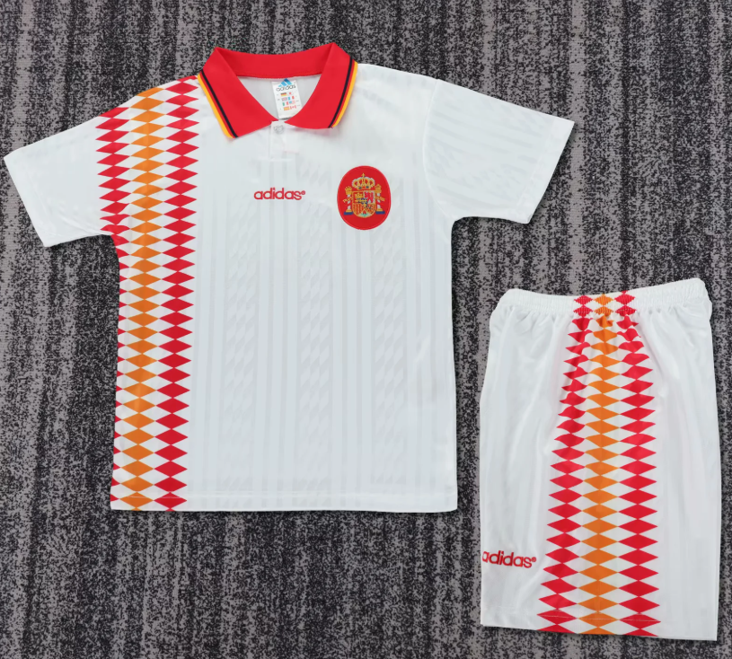 1994 Retro Spain Away Football Jersey 1:1 Kids Size