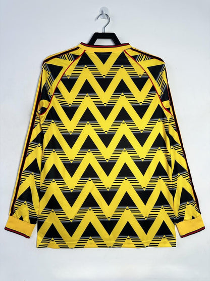 1991/1993 Retro Long Sleeve Arsenal Away Football Shirt 1:1