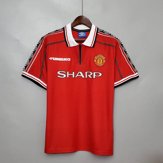 1998/1999 Retro Manchester United Home Football Shirt 1:1