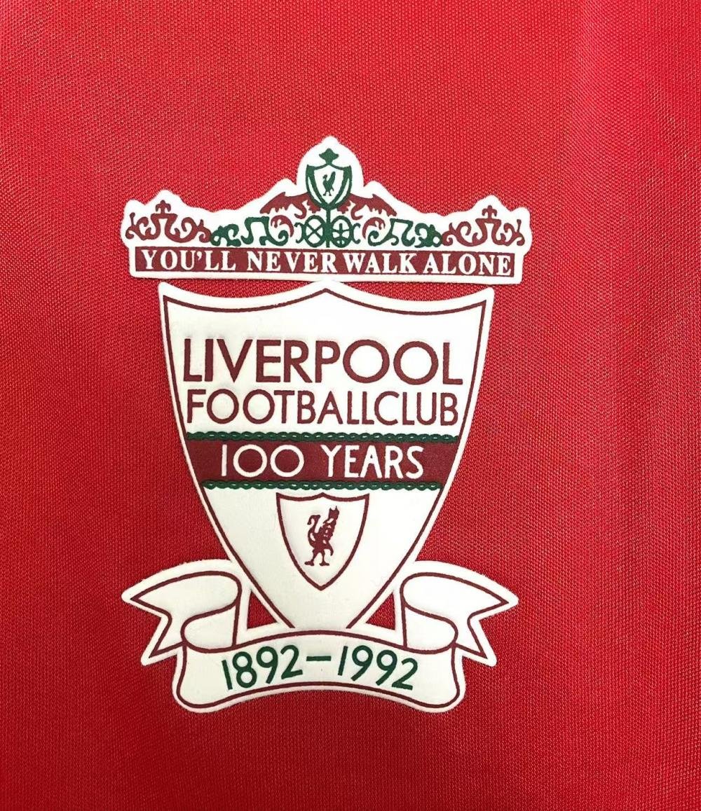 1992/1993 Retro Liverpool Home Football Jersey 1:1