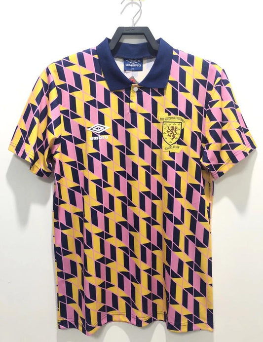1988-1989 Retro Scotland National Team Third Away Football Shirt 1:1