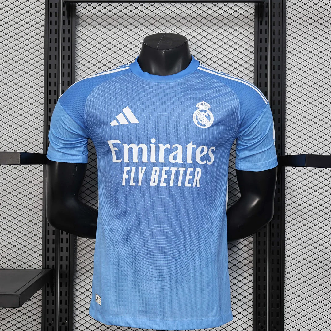 2025/2026 Player Version Real Madrid Special Edition Blue Football Jersey 1:1