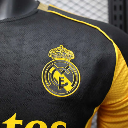 2025/2026 Player Version Real Madrid Special Edition Black and Gold Football Jersey 1:1