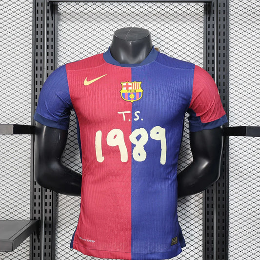 2025/2026 Player Version Barcelona Home 1989 Advertise Football Jersey 1:1
