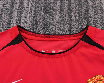2002-2004 Retro Manchester United Home Football Shirt 1:1 Kids Size