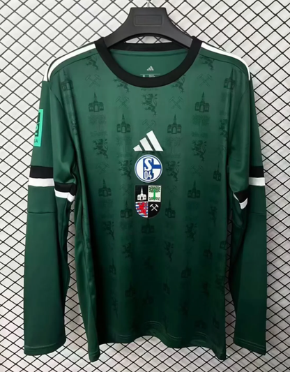 2025/2026 Long Sleeve Schalke 04 150th Anniversary Edition Football Jersey 1:1