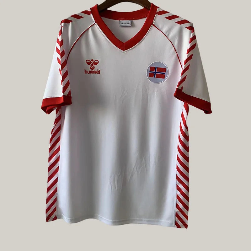 1984 Retro Norway National Team Away Football Shirt 1:1